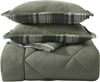 Eddie Bauer  Twin Comforter Set Reversible Microsuede Bedding with Matching Sham Super Soft Plaid Home Decor OekoTex Certified Big Lake Plaid Green TwinBig Lake Plaid Green