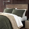 Eddie Bauer  Twin Comforter Set Reversible Sherpa Bedding with Matching Shams Cozy ampamp Warm Home Decor Sherwood Brown TwinSherwood Green