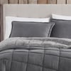 Eddie Bauer  Twin Comforter Set Reversible Sherpa Bedding with Matching Shams Cozy ampamp Warm Home Decor Sherwood Brown TwinSherwood Grey