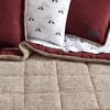 Eddie Bauer  Twin Comforter Set Reversible Sherpa Bedding with Matching Shams Cozy ampamp Warm Home Decor Sherwood Brown TwinSherwood Red