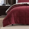 Eddie Bauer  Twin Comforter Set Reversible Sherpa Bedding with Matching Shams Cozy ampamp Warm Home Decor Sherwood Brown TwinSherwood Red