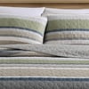 Eddie Bauer  Twin Quilt Set Cotton Reversible Bedding Set with Matching Sham Lightweight Home Decor for All Seasons Salmon Ladder Beige TwinSalmon Ladder KhakiGreyNavyGreen Twin