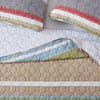 Eddie Bauer  Twin Quilt Set Cotton Reversible Bedding Set with Matching Sham Lightweight Home Decor for All Seasons Salmon Ladder Beige TwinSalmon Ladder Multi Daybed