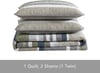 Eddie Bauer  Twin Quilt Set Cotton Reversible Bedding Set with Matching Sham Lightweight Home Decor for All Seasons Salmon Ladder Beige TwinSalmon Ladder KhakiGreyNavyGreen Twin