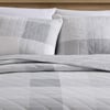 Eddie Bauer  Twin Quilt Set Cotton Reversible Bedding with Matching Sham Medium Weight Home Decor Boulder Grey TwinKing Grey