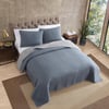 Eddie Bauer  Twin Quilt Set Reversible Bedding with Matching Sham Lightweight Home Decor for All Seasons Hidden Lake Blue TwinKing Blue