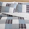 Eddie Bauer  Twin Quilt Set Reversible Cotton Bedding with Matching Sham Home Decor for All Seasons Camano Island Plum TwinCamano Island Plum King