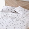 Eddie Bauer  Twin Sheets Cotton Percale Bedding Set Crisp amp Cool Home Decor Eddies Oar 3 pieces Twin White and BlueFull Cascade Camping WhiteGreenOrange