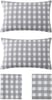 Eddie Bauer  Twin Sheets Cotton Percale Bedding Set Crisp amp Cool Home Decor Eddies Oar 3 pieces Twin White and BlueFull Lakehouse Plaid GreyWhite