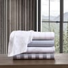 Eddie Bauer  Twin Sheets Cotton Percale Bedding Set Crisp amp Cool Home Decor Eddies Oar 3 pieces Twin White and BlueKing Lakehouse Plaid GreyWhite