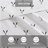 Eddie Bauer  Twin Sheets Cotton Percale Bedding Set Crisp amp Cool Home Decor Eddies Oar 3 pieces Twin White and BlueQueen Eddies Oar WhiteNavy