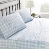 Eddie Bauer  Twin Sheets Cotton Percale Bedding Set Crisp amp Cool Home Decor Eddies Oar 3 pieces Twin White and BlueQueen Methow Plaid BlueWhite