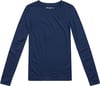 Eddie Bauer Boys and Girls Thermal Underwear Set  2 Piece Performance Base Layer Long Sleeve TShirt Top and Bottom 516Navy Blue