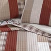 Eddie Bauer Daybed Set 4 Piece Cotton Bedding Set All Season Lodge Home Dcor Fairview Grey DaybedQuilt Set Twin OrangeIvory