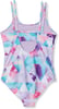 Eddie Bauer Girls OnePiece Swimsuit  UPF 50 Quick Dry OnePiece Bathing Suit for Girls SXLPastel Lilac