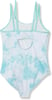 Eddie Bauer Girls OnePiece Swimsuit  UPF 50 Quick Dry OnePiece Bathing Suit for Girls SXLTie Dye