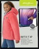 Eddie Bauer Girls Reversible Jacket  Deer Harbor Waterproof Lightweight Puffer Coat with Faux Shearling Lining 520Blush