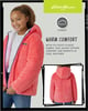 Eddie Bauer Girls Reversible Jacket  Deer Harbor Waterproof Lightweight Puffer Coat with Faux Shearling Lining 520Blush