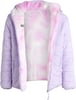 Eddie Bauer Girls Reversible Jacket  Deer Harbor Waterproof Lightweight Puffer Coat with Faux Shearling Lining 520Pastel Lilac