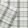 Eddie Bauer Home Sheets Cotton Percale Bedding Set Crisp  Cool Stylish Home Decor4 pcs Queen Northern Plaid GreyWhiteChinook Plaid