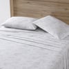 Eddie Bauer Home Sheets Cotton Percale Bedding Set Crisp  Cool Stylish Home Decor4 pcs Queen Northern Plaid GreyWhiteFish Atol WhiteGrey