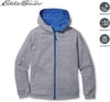 Eddie Bauer Kids Reversible Jacket  Full Zip Hooded Windbreaker Water Repellent Jacket for Boys and Girls XSXLBlue