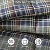 Eddie Bauer King Comforter Set Reversible Microsuede Bedding with Matching Shams Casual Home Decor Rugged Plaid Brown KingRugged Navy