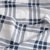 Eddie Bauer King Duvet Cover Set Cotton Bedding Set with Matching Shams Casual Home Dcor Ticking Stripe Navy KingBasic Plaid Navy