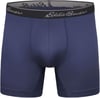 Eddie Bauer Mens 5 No Fly Performance Boxer Brief Underwear 3 Pack or 4 PackBrushed BlackDusty IndigoBlue Smoke