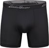 Eddie Bauer Mens 5 No Fly Performance Boxer Brief Underwear 3 Pack or 4 PackBrushed BlackDusty IndigoBlue Smoke