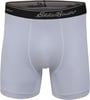 Eddie Bauer Mens 5 No Fly Performance Boxer Brief Underwear 3 Pack or 4 PackBrushed BlackTre BlueSalsa ZzBlue Smoke