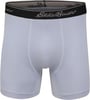 Eddie Bauer Mens 5 No Fly Performance Boxer Brief Underwear 3 Pack or 4 PackBrushed BlackTrue BlueOchreBlue Smoke