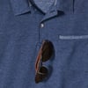 Eddie Bauer Mens Adventurer ShortSleeve Polo ShirtRegular Blue Haze