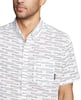 Eddie Bauer Mens Baja ShortSleeve Shirt  PrintRegular Atlantic