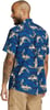 Eddie Bauer Mens Baja ShortSleeve Shirt  PrintRegular Water