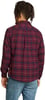 Eddie Bauer Mens Eddies Favorite Classic Fit Flannel Shirt  PlaidRegular Berry