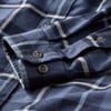 Eddie Bauer Mens Eddies Favorite Classic Fit Flannel Shirt  PlaidRegular Navy Heather