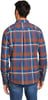 Eddie Bauer Mens Eddies Favorite Classic Fit Flannel Shirt  PlaidRegular Navy Heather