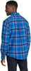 Eddie Bauer Mens Eddies Favorite Classic Fit Flannel Shirt  PlaidRegular Sapphire