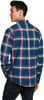 Eddie Bauer Mens Eddies Favorite Classic Fit Flannel Shirt  PlaidTall Cadet