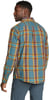 Eddie Bauer Mens Eddies Favorite Classic Fit Flannel Shirt  PlaidTall Stream