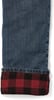 Eddie Bauer Mens H2Low Flex FlannelLined JeansRegular Slate Blue