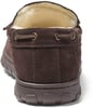 Eddie Bauer Mens ShearlingLined Moccasin SlipperDk Brown Brown