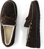 Eddie Bauer Mens ShearlingLined Moccasin SlipperTan Beige