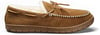 Eddie Bauer Mens ShearlingLined Moccasin SlipperTan Beige