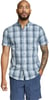 Eddie Bauer Mens ShortSleeve Voyager Flex ShirtSlate Blue