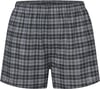 Eddie Bauer Mens Woven Comfortable Boxer Shorts Underwear 3 PackGrey StewardAsh PlaidBlack Tartan