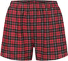 Eddie Bauer Mens Woven Comfortable Boxer Shorts Underwear 3 PackRed TartanGrey StewardFraser Plaid