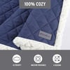 Eddie Bauer Throw Blanket Reversible Sherpa Fleece Bedding Home Decor for All Seasons Solid Navy Blue 50 x 60Solid Navy Blue