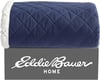 Eddie Bauer Throw Blanket Reversible Sherpa Fleece Bedding Home Decor for All Seasons Solid Navy Blue 50 x 60Solid Navy Blue